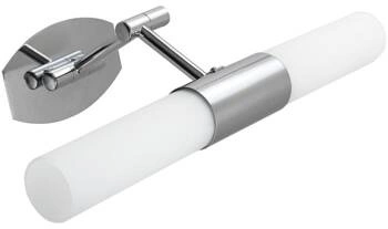 Kinkiet łazienkowy Jadet chrom nowoczesny lampa ścienna nad lustro szklany 36 cm CANDELLUX