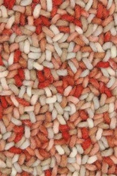 Dywan nowoczesny wełniany Arch czerwony 170x240 cm do salonu i sypialni łatwy w czyszczeniu