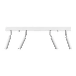 Plafon sufitowy biały EYETECH 4 Sollux nowoczesny metalowy do kuchni i salonu