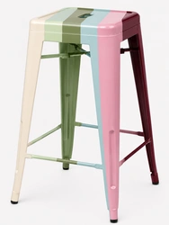 Hoker Paris 66 cm metalowy bez oparcia personalizowany nowoczesny do kuchni i wyspy D2.DESIGN