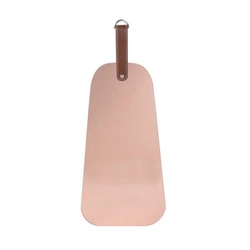 Lustro owalne Pagaj Intesi wiszące na pasku miedziane do przedpokoju nowoczesne