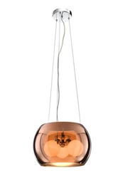 Lampa wisząca Gemo 30 szklana złota 3-punktowa do salonu i jadalni Candellux