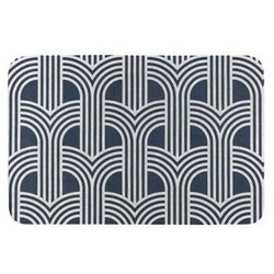 Dywan nowoczesny Arlla niebieski 40x60 cm do przedpokoju, pranie w pralce Intesi