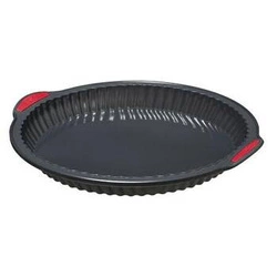 Forma do pieczenia szarlotki 26cm         silikonowa szara