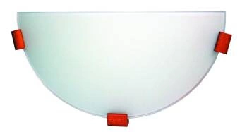 Plafon sufitowy Bianca biały szklany nowoczesny do salonu i sypialni 30 cm E27