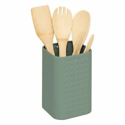 Zestaw akcesorii kuchennych               z pojemnikiem zielony