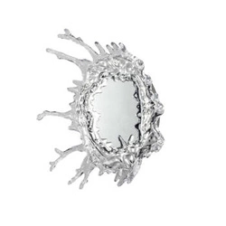 Nowoczesny transparentny kinkiet LED AQUA S 45 cm do łazienki i sypialni Step into Design