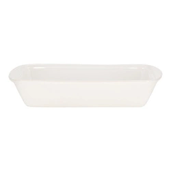 Ceramiczne naczynie do zapiekania Cannelloni Intesi białe prostokątne do lasagne 35 cm