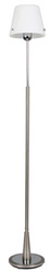 Tango nowoczesna lampa podłogowa biała i srebrna do salonu i sypialni CANDELLUX