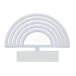 Lampka nocna LED Rainbow Intesi nowoczesna bezprzewodowa biała do pokoju dziecięcego