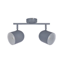 Lampa sufitowa Azuro listwa 2x40W E27 szary mat