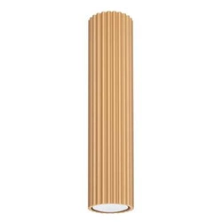 Plafon sufitowy KARBON 30 złoty minimalistyczny do salonu i sypialni aluminium tubowy