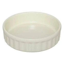 Ceramiczne naczynie do zapiekania creme brulée beżowe 12 cm okrągłe 5five simply smart