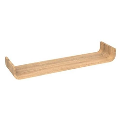 Półka ścienna Fixy 80 cm drewniana wisząca na książki nowoczesna do salonu naturalna