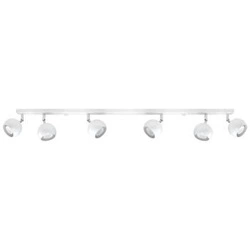 Plafon sufitowy nowoczesny OCULARE 6L biały metalowy do salonu, kuchni lub sypialni SOLLUX