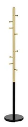 Wieszak stojący Iridesa czarny złoty glamour stalowy do przedpokoju nowoczesny Intesi