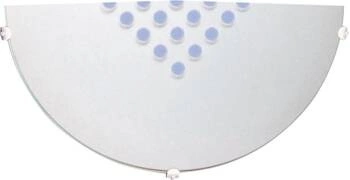 Plafon sufitowy Palina biały szklany nowoczesny do salonu i kuchni E27 30 cm CANDELLUX