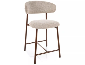 Hoker Pasco Slim beżowy z oparciem do kuchni nowoczesny