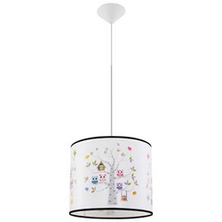 Lampa wisząca OWLS 30 nowoczesna do pokoju dziecka kolorowa z sowami 30 cm