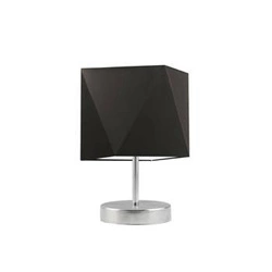 Lampka nocna PASADENA nowoczesna z brązowym abażurem do sypialni i salonu LYSNE