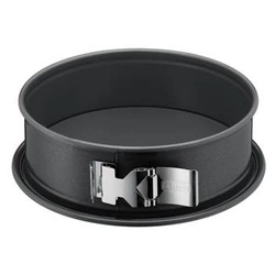 Tortownica 24 cm KAISER stalowa rozpinana do ciasta z wyjmowanym dnem czarna