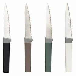 5five simply smart zestaw 4 noży do steków stal nierdzewna z antypoślizgową rękojeścią