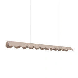Lampa wisząca BISCUIT taupe LED 3000K nad stół do salonu i kuchni