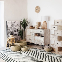 Zestaw mebli do salonu Ajay beżowy