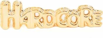 Figurka dekoracyjna Hardcore balonowa złota nowoczesna do salonu HV decor 33 cm