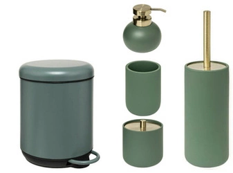 Zestaw akcesoriów łazienkowych Duo zielony
