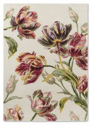 Dywan do salonu Gosford Cranberry 200x280 klasyczny ręcznie tkany wełniany Laura Ashley