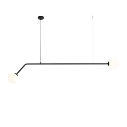 Lampa wisząca 2-pł. PURE czarna OUTLET