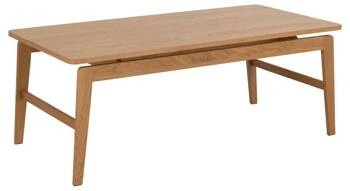 Stolik kawowy Essex 120x60 cm drewniany prostokątny dębowy skandynawski do salonu Actona