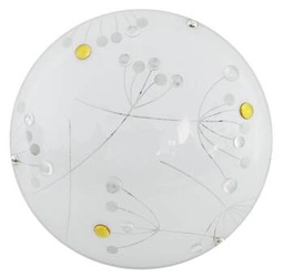 Plafon sufitowy LED Floral 30 okrągły szklany nowoczesny do salonu i sypialni