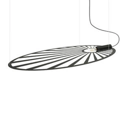 Lampa wisząca LEHDET czarna nowoczesna metalowa do salonu i jadalni regulowana 150 cm
