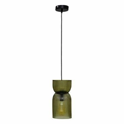Lampa wisząca Ancel szklana zielona OUTLET