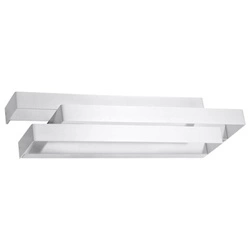 Kinkiet ścienny nowoczesny biały FROST Sollux Lighting do salonu i sypialni 42 cm metalowy