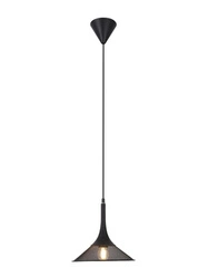 Lampa wisząca Kiruna S czarna nowoczesna metalowa do jadalni nad stół Ledea 25 cm