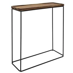 Konsola Galla akacja wąska industrialna do przedpokoju i salonu nowoczesny stolik przyścienny