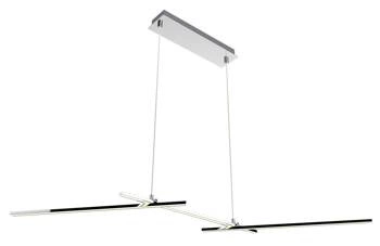 Nowoczesna lampa wisząca LED Thasos chromowa 103 cm do salonu, kuchni lub jadalni