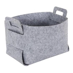 Kosz/ pudełko z filcu M szare składane