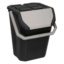 Kosz na śmieci do sortowania 37l czarny kuchenny polipropylenowy 5five simply smart