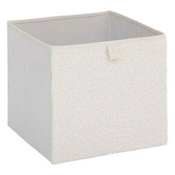 Pudełko kartonowe Boucle 31x31 cm białe do regału i garderoby 5five simply smart