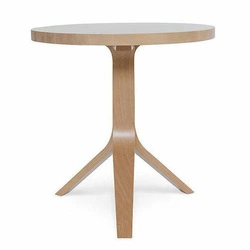 Okrągły stół do jadalni Hey 80 cm z drewna bukowego premium personalizowany FAMEG