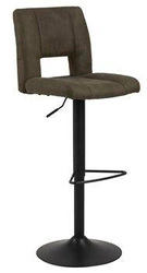 Hoker Sylvia zielony obrotowy z regulacją wysokości i oparciem nowoczesny do kuchni Actona