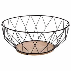 Kosz na owoce Diamond czarny 28cm