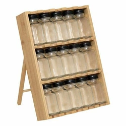 Stojak na przyprawy z pojemniczkami       bambus