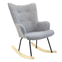 Fotel bujany Helsinki szary