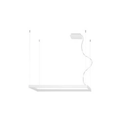 Żyrandol LED Tuula M biały nowoczesny do salonu industrialny lampa sufitowa 100 cm