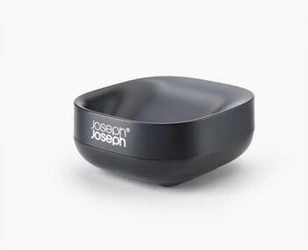 Mydelniczka kompaktowa Slim czarna Joseph Joseph nowoczesna do łazienki i kuchni